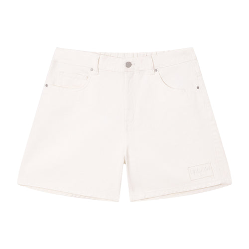 Cityscape White Denim Shorts