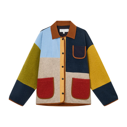 Color-Block Après-Ski Jacket