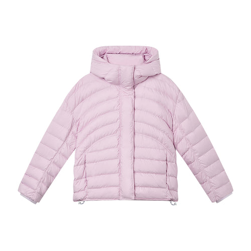Soft Pink-Purple Down Jacket
