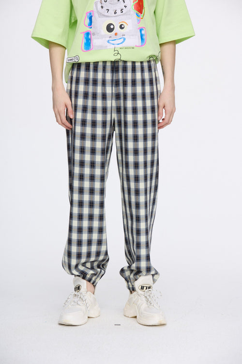 Checkered Tapered Chef Pants - Urlazh New York