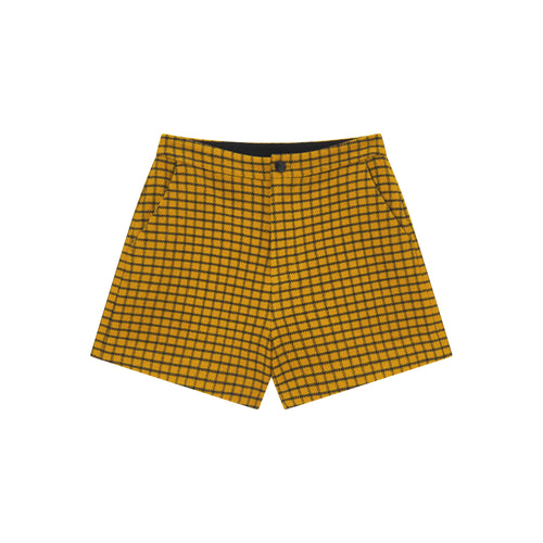 Vintage Gold Collegiate Shorts-Sample
