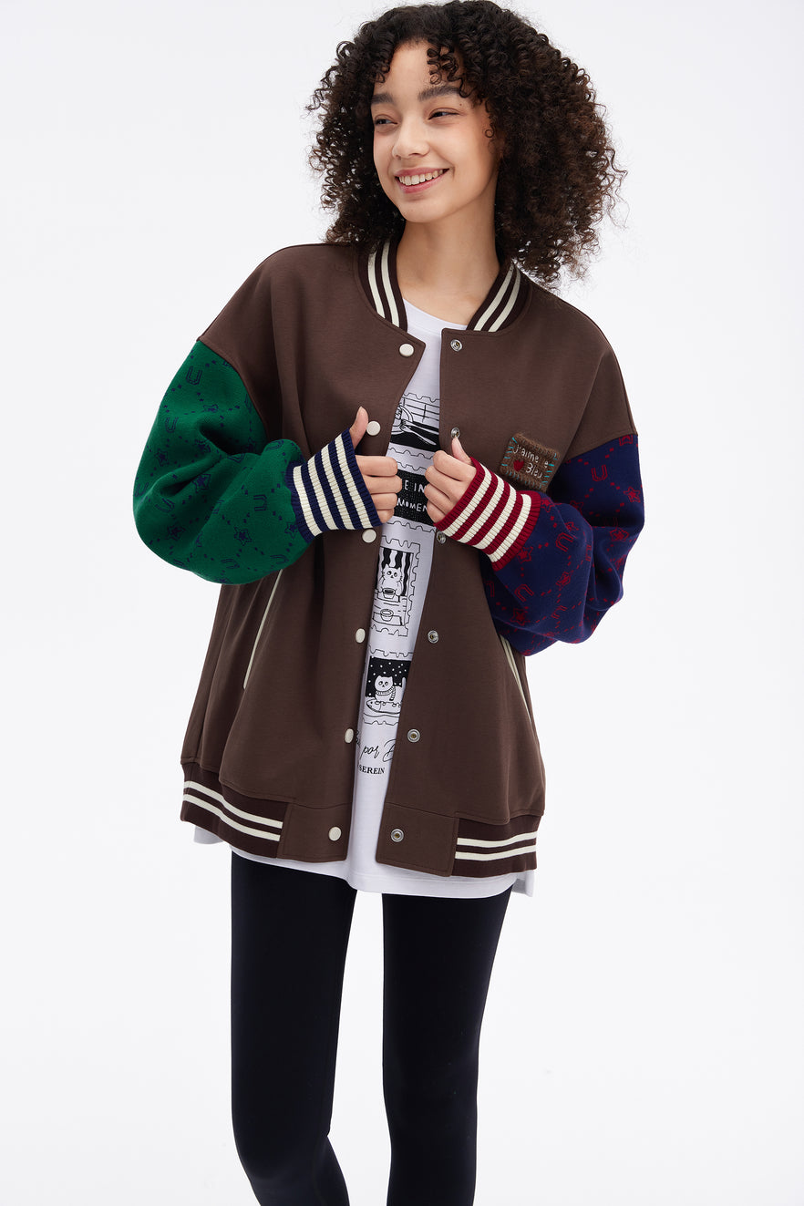 Color Blocking Baseball Jersey - Urlazh New York