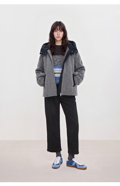 Sesame Grey Circle Coat