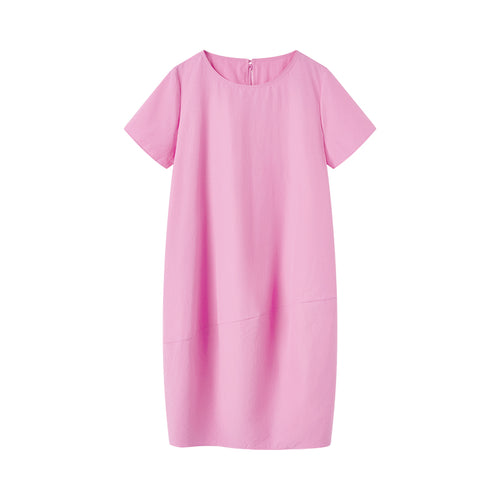 Berry Rose Balloon Dress
