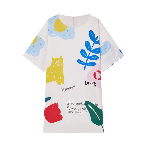 Color Block Garden Dress
