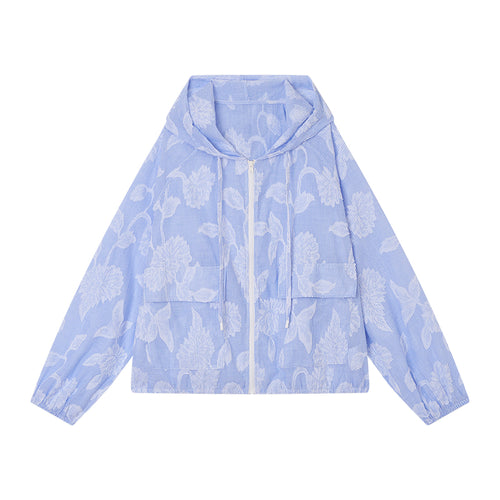 Clipped Floral Jacket