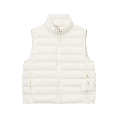 Ribbed Down Vest