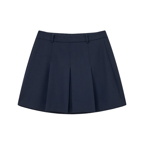 MIU-Style Pleated Skirt