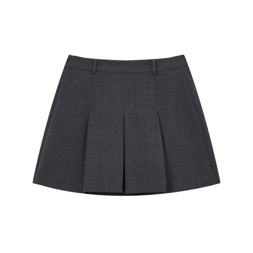 MIU-Style Pleated Skirt