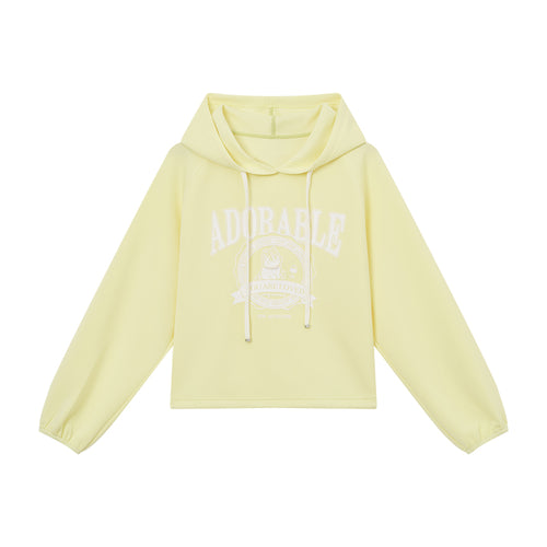 Pistachio Cropped Hoodie