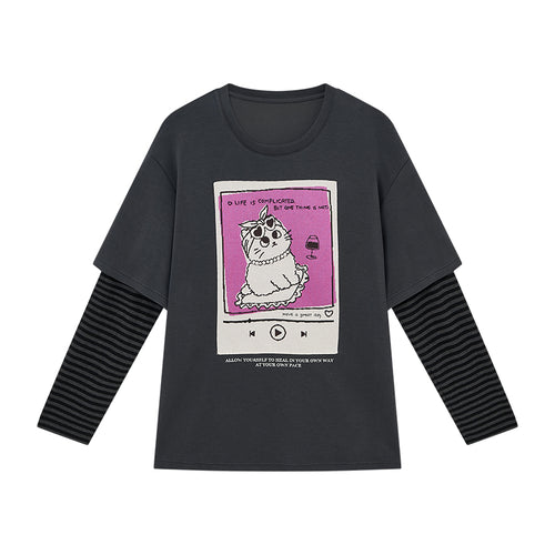 U.dengdeng Record Jelly Top Shirt