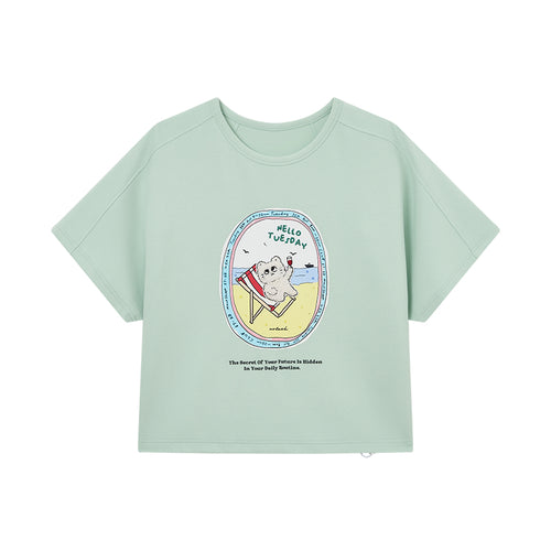 Avocado Green Graphic Tee