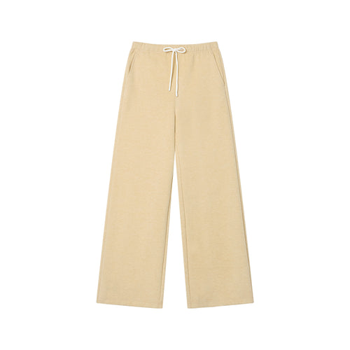 Buttery Cream Straight-Leg Pants