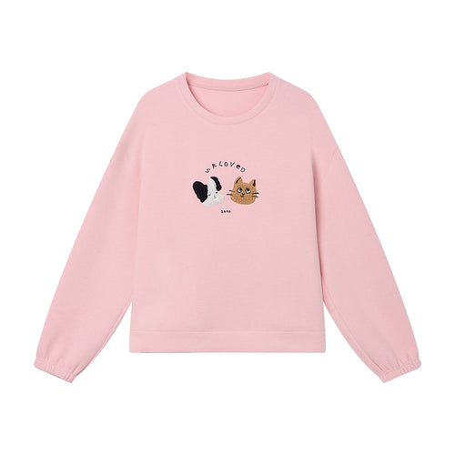 Meow Woof Cotton Candy Sweatshirt