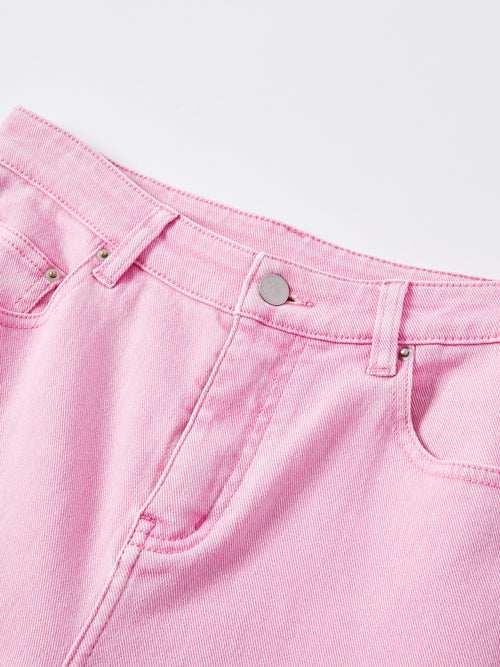 Candy Pink Coloured Jeans