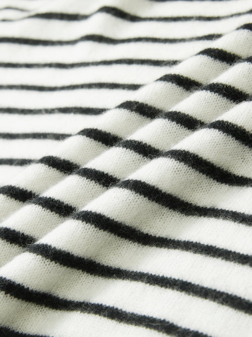 Classic black and white striped jumper