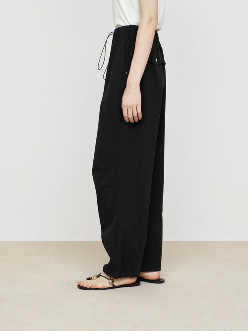 Cool Black Parachute Pants