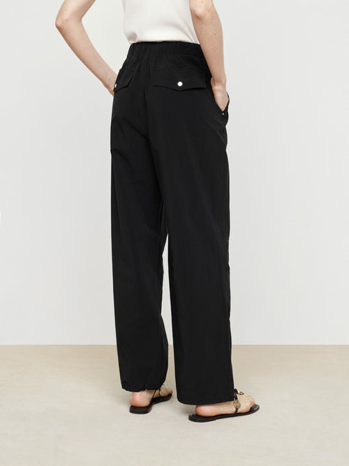Cool Black Parachute Pants