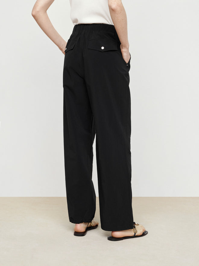 Cool Black Parachute Pants