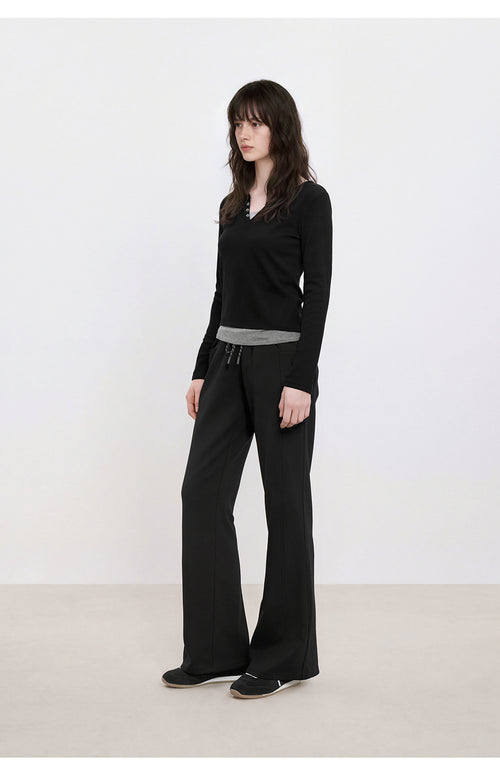 Twilight Rhythmic Structure Micro Pull Pants