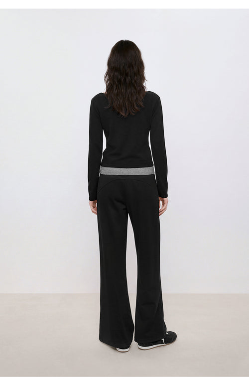 Twilight Rhythmic Structure Micro Pull Pants