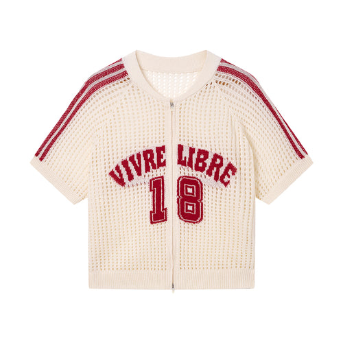 American Vintage Openwork Cardigan t-shirt