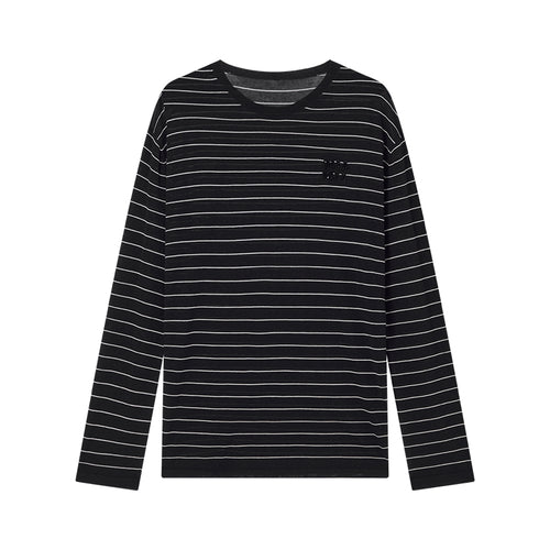 Lightweight Navy Stripe Cover-Up