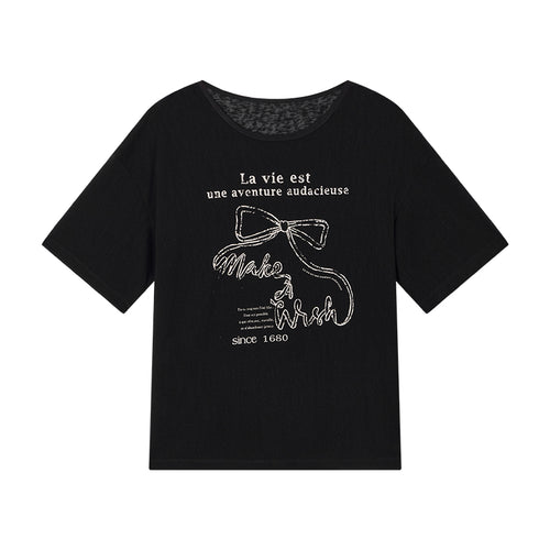 ightweight Bow T-Shirt