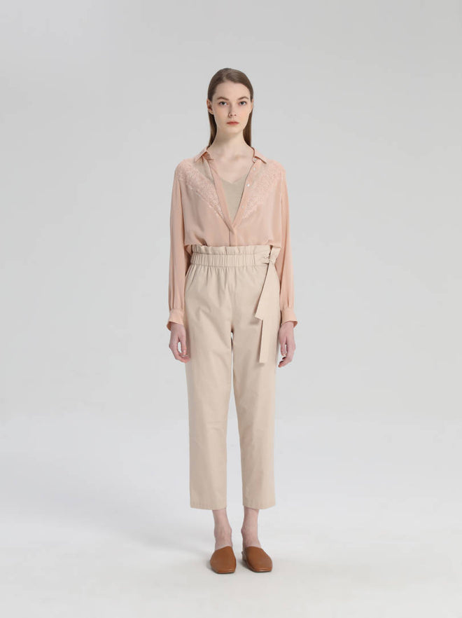 Cashew Color Suit-Pants