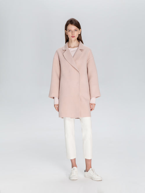 Soft pink coat