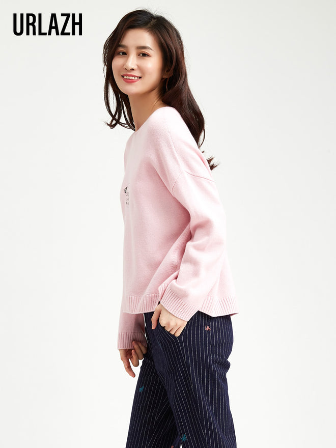 Sakura Pink Wool Sweater