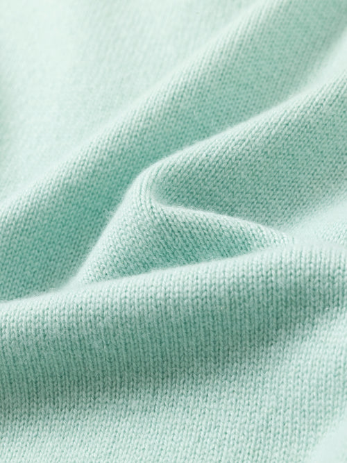 Green Soft Color Sweater
