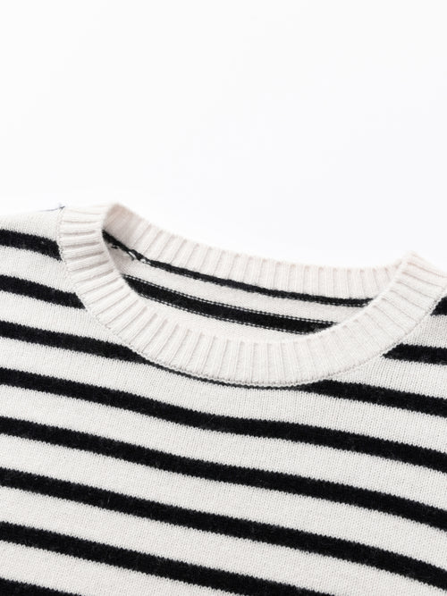 Classic Striped Short Pullover