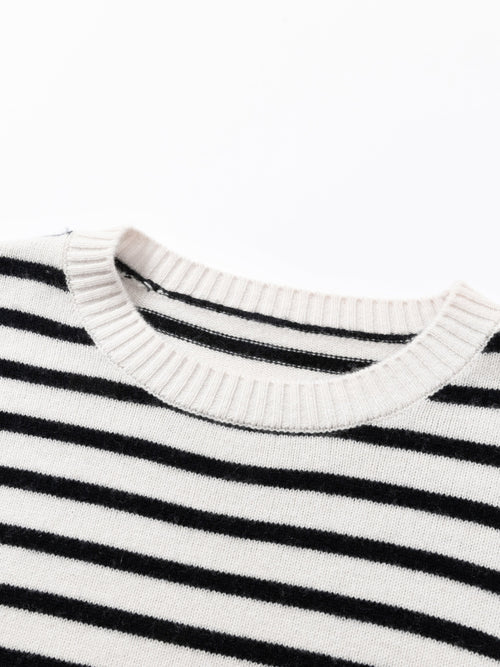 Classic Striped Short Pullover-Sample