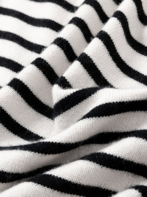 Classic Striped Short Pullover-Sample
