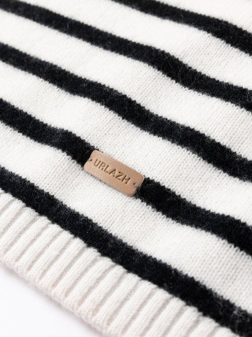 Classic Striped Short Pullover-Sample