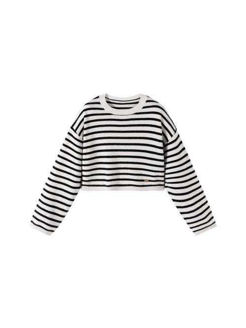 Classic Striped Short Pullover-Sample
