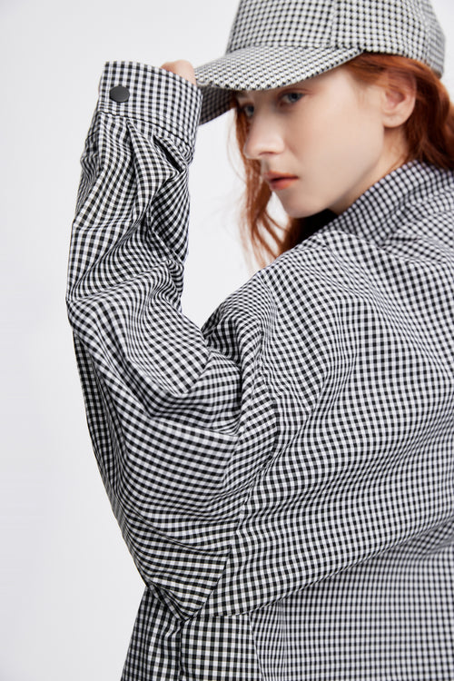 80's Gingham Cropped Jacket - Urlazh New York