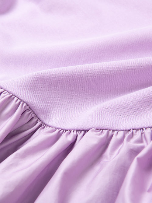 Glutinous Purple Elegant Skirt
