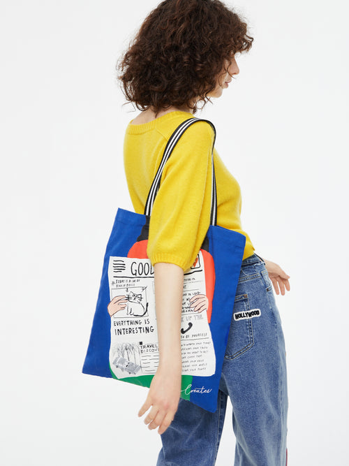 'U-girl' Canvas Tote bag