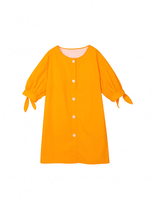 Orange Vapor Dress