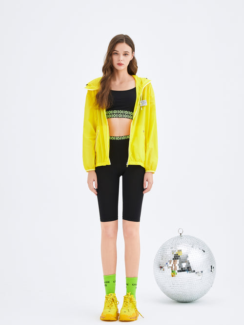 Lemon Hooded Lightweight Jacket - Urlazh New York