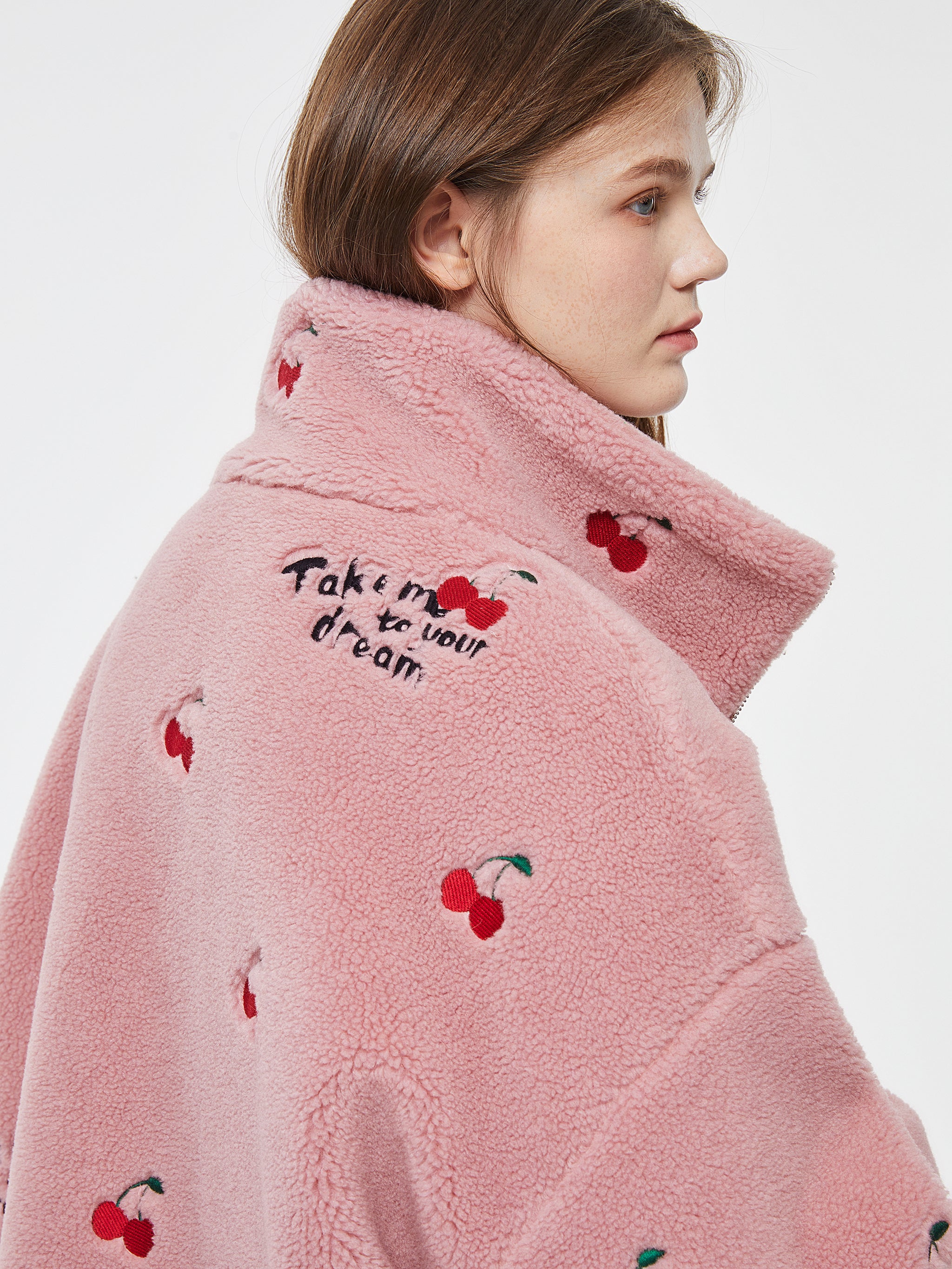 Cherry Bomb' Fleece Jacket – Urlazh New York