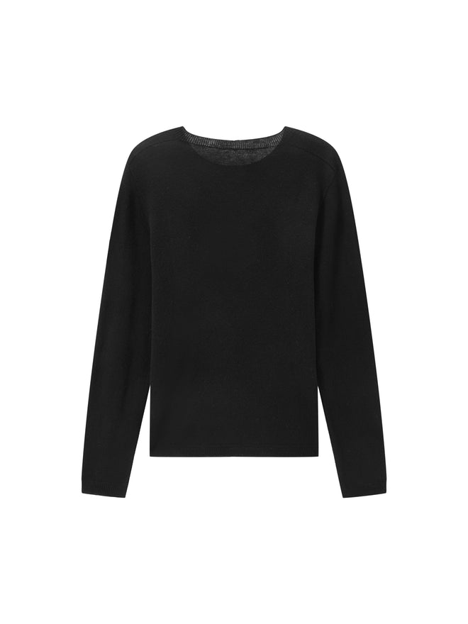 ブラック U-cat ウールセーター