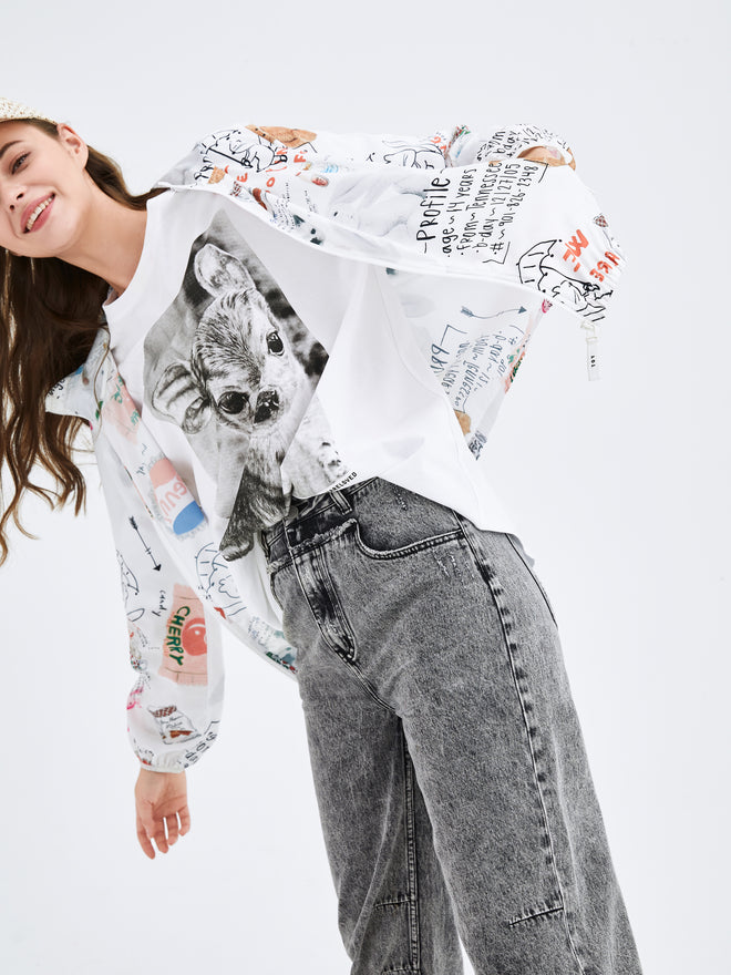 Rock Cropped Jeans - Urlazh New York