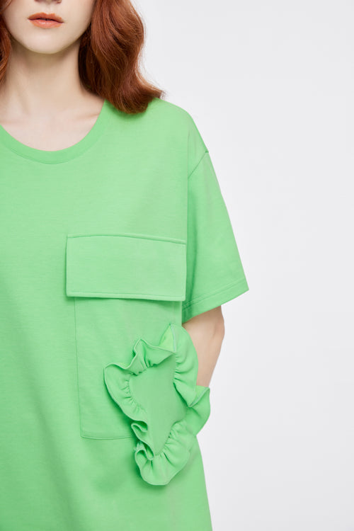 "Clover" Pocket T-shirt Dress - Urlazh New York