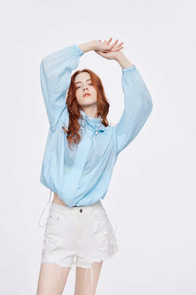 'BB Blue1986 'Sheer Jacket - Urlazh New York