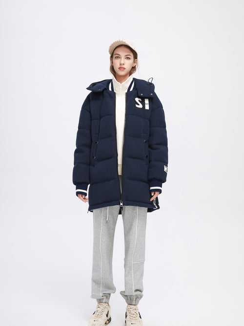 Navy 'Toe-edge' Quilted Jacket - Urlazh New York