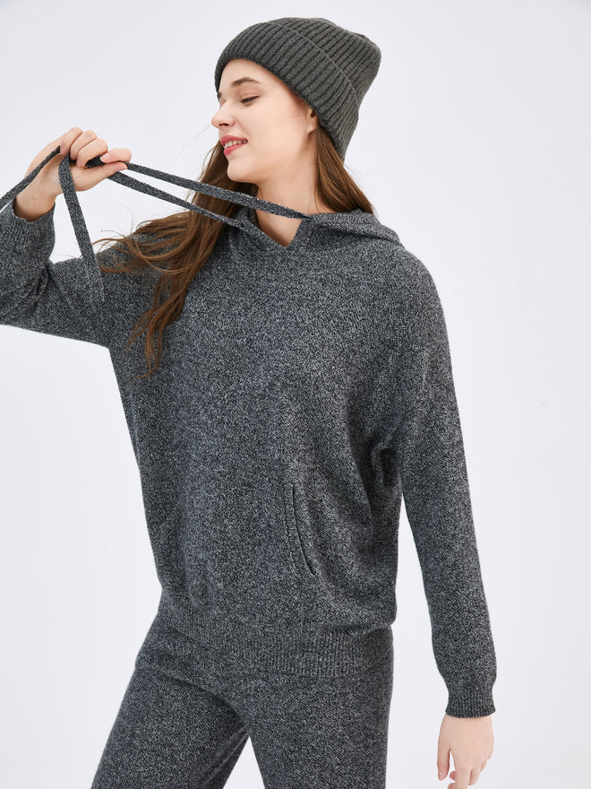 Charcoal Cashmere Sweatshirt - Urlazh New York