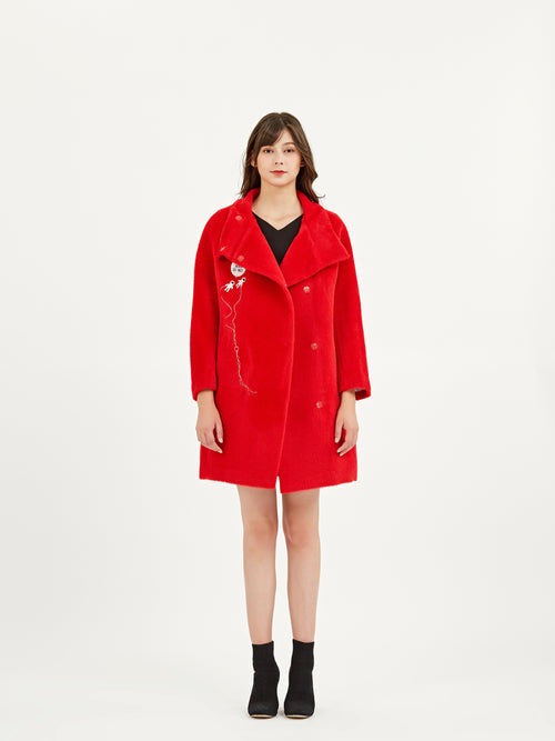 Red Astronaut Coat - Urlazh New York